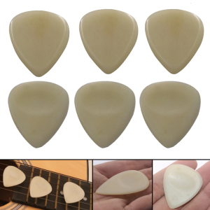 Non-slip Guitar Picks Solid Color Guitar Plectrums For Electric Acoustic Guitar Bass Folk Anti-Wear Durability Plectrum