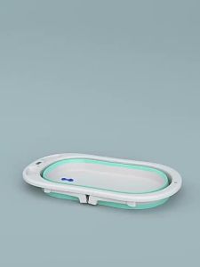 คุณภาพดี beige อ่างอาบน้ำเด็ก 0-3 เดือน อ่างอาบน้ำเด็กพับเก็บได้ กะละมังอาบน้ำเด็ก อ่างอาบน้ำกันลื่น เด็กสามารถนั่งในอ่างอาบน้ำ เด็กทารก เด็กผู้ชาย สดใหม่