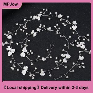 【Local shipping】 Headbands Wedding Hair Accessories Handmade Floral Rhinestone Hair Ornament For Bride Girls