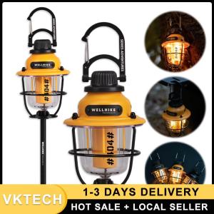 Outdoor LED Tent Light with Adjustable Brightness Waterproof Camping Lantern for Hiking and Fishing