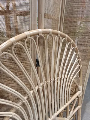 Artistic Natural Rattan Single Headboard