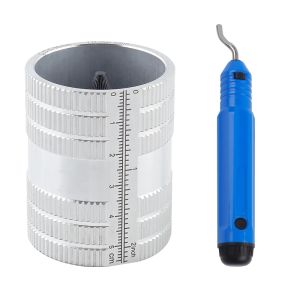 Deburring Tool for Copper/Aluminum Tubing 1/4" to 1-3/8 All-Metal Inner and Outer Reamer Tube Chamfering Plumbers Tool.