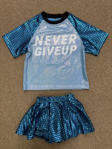 READY STOCK Children Kids Hip Hop Dance Costume Sequin Glittering Street Dance Concert Costume Stage Performance Costume K-POP