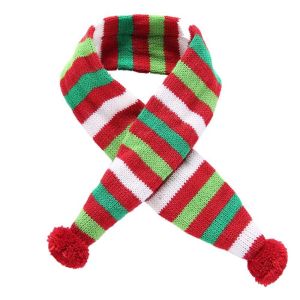 BENGPEN Plush Warmth Collar Cat Dog Christmas Costume Pet Neckerchief Dog Headband Pet Scarf Dog Clothes