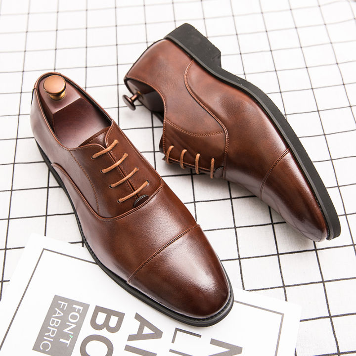 Dress Business Suit Oxford Shoes for Men Italian Leather Shoes Men ...