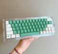 【Keycap Only】GMK Cream Matcha Keycap 142 Keys Cherry Profile PBT Dye Sublimation Key Caps For MX Switch Mechanical Keyboard RK61/Anne Pro 2/GK61. 