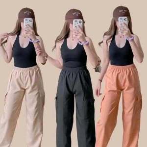 CDC.PH CARGO PANTS JOGGER PANTS with two side pocket free size