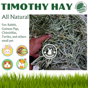 ALL NATURAL - Timothy Hay 1 kg / Rumput Hay Timothy Makanan Kelinci Guinea Pig Hamster Marrmut / Rumput Kering Rumput