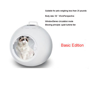 Pet Cat Grooming Dog Hair Dryer Machine Powerful Heating Blower Pet Cats Hair Dryer Box UV Disinfection+ Lighting