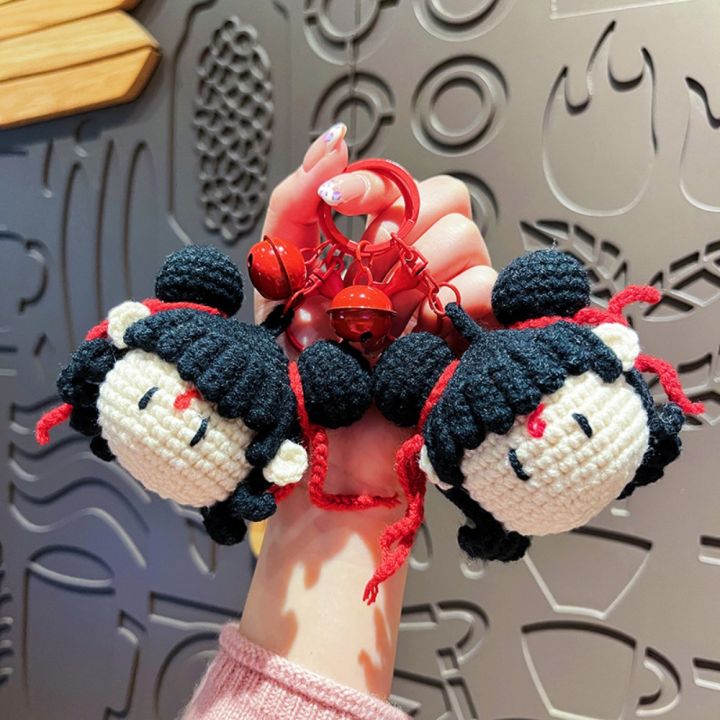 THANKSKY Phim Anime NE zha 2 móc khóa sợi sang trọng Len đan Nhân vật ...