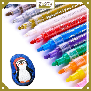 🇸🇬 [New Product Sale] Acrylic Paint Pens Markers for Nail Painting Ceramic Canvas Nail Art - Art Supplies