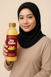 Jus Halia Ginger Juice – Natural Ginger Drink for Relieving Gas & Easing Joint Pain