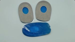 [Free Shipping] Heel Cushion Shock-Absorbing Silicone Heel Pad Height-Increasing Insole Heel Pad Half-Size Heel Cushion Heel Cup Anti-Slip