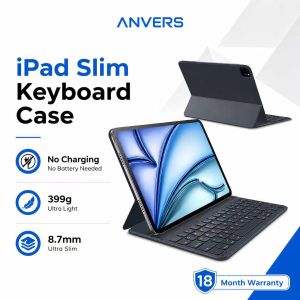 Anvers Magnetic Keyboard Case for iPad Air 4/5/6/7 | Pro 11/12.9 (18-22)| 10th/11th Gen | A16