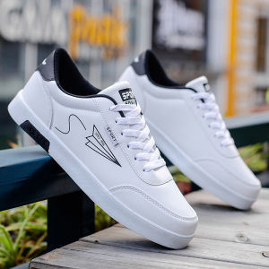 YEE gooffyph 2024 Korean Fashion Hand-drawn patterns white sneaker shoes for men(ADD ONE SIZE)