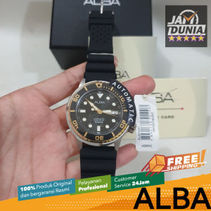 ALBA ORIGINAL - ALBA AL4250 X1 ALBA AL4250X1 - ACTIVE - Men DY - Hitam - Resin - Diameter 43CM- Water Resist 100 Meter - Jamdunia / Jam dunia JD18 # Jam Tangan Pria Jam Pria Jam Tangan Anti Air + ALBA AL42 50 AL 42 50 X1 AL4