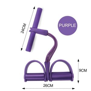 LANGMANNI Multifunction Rope Portable Training Elastic Yoga Pedal Puller Non-slip Resistance Band Fitness