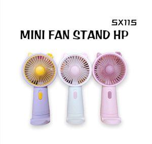 Kipas Angin SX115 Kipas Mini Handle Kipas Portable SX115 Kipas Standing MINI FAN USB KIPAS GENGGAM