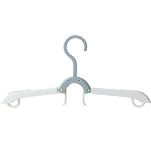 ม้แขวนเสื้อพับได้ ไม้แขวน ขนาดพกพาสำหรับเดินทาง สีพาสเทล สุ่มสี