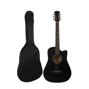 38/41inch Acoustic Guitar With Bag Cutaway Classical Basswood Guitar Music Instrument Guitar for Beginner Kids Adults
