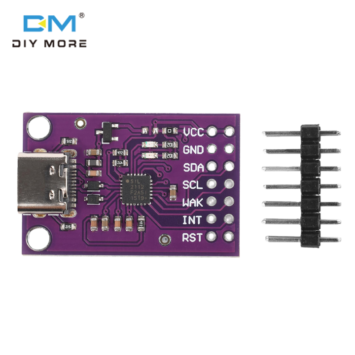 Diymore cp2112 mô-đun USB để smbus/I2C USB để I2C Module truyền thông ccs811 gỡ lỗi Hội Đồng Quản trị TYPE-C cổng