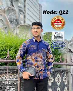 Baju Batik Pria Lengan Panjang
