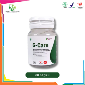 G-Care Herbal Diabetes Melitus Kencing Manis Kapsul Herbal Hipertensi Darah Tinggi Kolesterol Kering