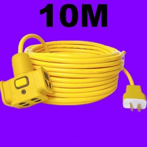 Zeus Extension cord electric vehicle charging socket long plug row 5M/10M/20M/30M with switch