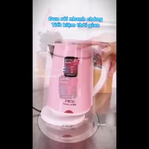 Ấm Siêu Tốc Inox 304 2.5L Inverter Jiplai Thái Lan Bình Siêu Tốc 1500w Đun Sôi Nhanh Tự Động Ngắt Phukienprocare