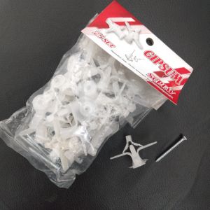 Nylon Toggle Gypsum Rumah Sekrup Gypsym kupu2 Expanding Anchors Aircraft Butterfly Expansion Bolt
