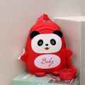 TSEVD Anti-lost Panda Children Backpack Mini Cartoon Children School Bag Simple School Bag Kindergarten Backpack Kids. 