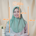 Jilbab Instan Kerudung Hijab Bergo Sport Size S & M - Warna Lengkap. 