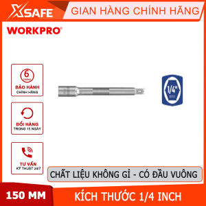 Nối tuýp dài có đầu vuông 1/4 inch dài 6 inch 150mm Workpro - WP275023