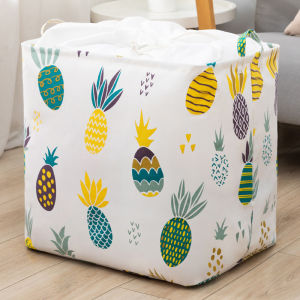 Extra Large Collapsible Laundry Basket Rectangle Foldable Bin Waterproof Drawstring Laundry Basket Cloth Organizer Laundry Bag