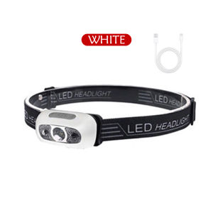 Induction Headlight 4 Modes Mini LED Strong Light Rechargeable COB Sensor Head Light Fishing Camping Waterproof Flashlight Front Lantern