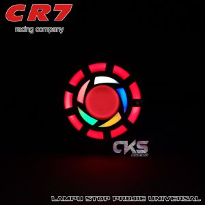 Lampu Stop Rem Projie Lampu Stoplamp Model Projie Bulat RBR BRB 2 Inch Universal