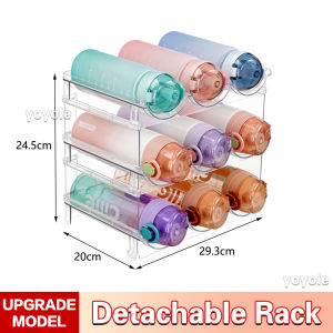 Stackable Water Bottle Organiser Acrylic Water Bottle Holder Water Bottle Storage Rack Wine Rack Cup Rack