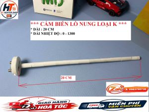 Can nhiệt loại K can nhiệt type K cảm biến nhiệt độ loại K Thermocouple type K chiều dài 20cm 25cm 30cm
