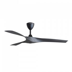 ALKOVA ALPHA Axis 56-inch DC Motor Ceiling Fan with Remote Control and Adjustable Speed - Available in Black/Grey/Black/White/Oak