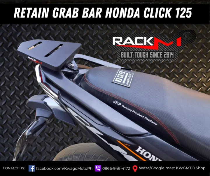 RackM Top box bracket for Click 125 Retain Grab Bar | Lazada PH
