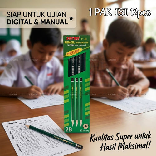Perbandingan Pensil 2B Faber-Castell, Staedtler, dan Joyko untuk Ujian