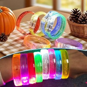 LED Glowing Bracelet Flashing Wristband Bar Concert Cheer Props Rave Party Atmosphere
