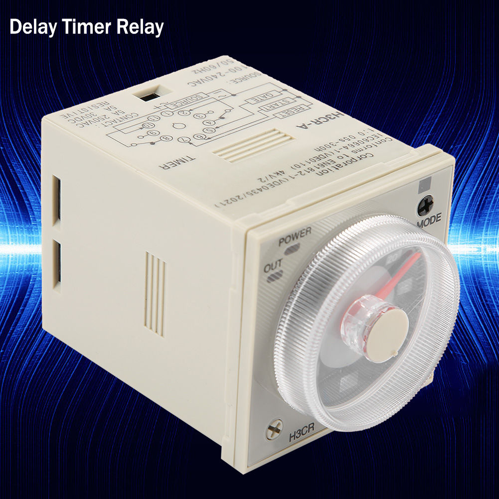 Remote 2 Relay KKmoon Time Relay H3CR-A High Precision Delay Timer Relay Stable ...