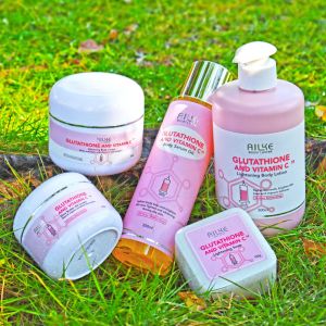 AILKE Whitening Skin Care Set With Glutathion Vitamin C Brighter Smoother Skin Reduce Dark Spots Clean Skin Moisturizing2026