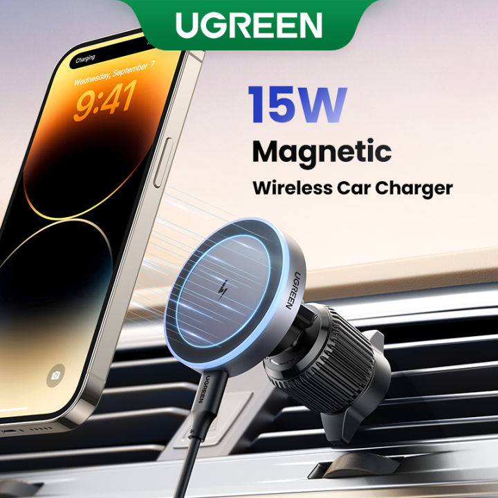 Supporto Elettrico Con Caricabatteria Induttivo Da 15W Per Cruscotto - Nero - Foto 4