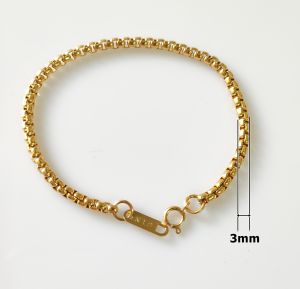 Lắc tay mắt xích vuông titan không đen gỉ không gây dị ứng nam nữ và bé đều dùng được hjhjshoptrangsuc