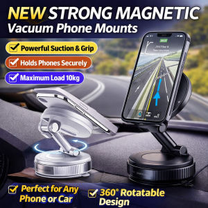 Magnetic Phone Holder Car Mount 360° Rotation Strong Magnet Universal Mobile Stand