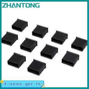 ZHANTONG 10Pcs Plastic USB male anti-dust plug stopper cap cover protector lids