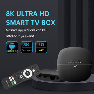 AVIDUS T99 8+128G Smart Android TV BOX Ultra HD 8K 2.4G&5G Dual-band WiFi BT4.0 ATV Voice Remote Media Player