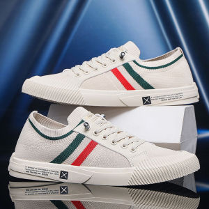 Mens shoes breathable mesh upper wear-resistant non-slip sole braided sneakers